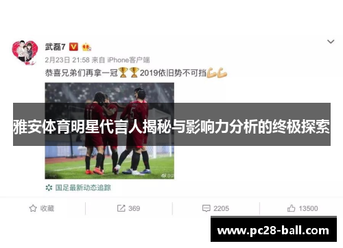 雅安体育明星代言人揭秘与影响力分析的终极探索